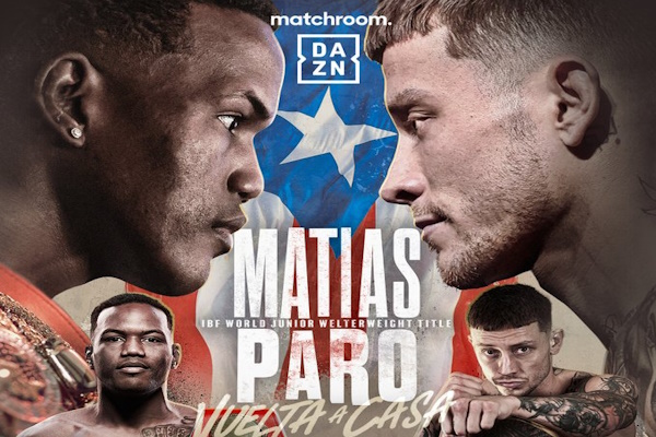 Subriel Matias Set To Defend IBF 140 Lbs Title Against Liam Paro On June 15th In Puerto Rico featured image