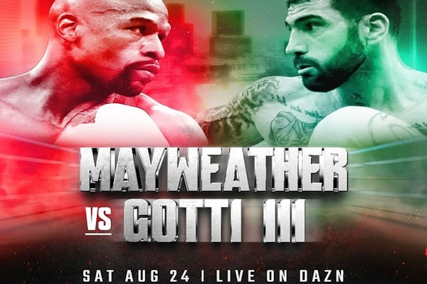 Floyd Mayweather Jr Finally Announces Exhibition Rematch Against John Gotti III On August 24th in Mexico featured image