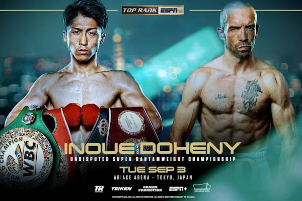 Naoya Inoue Vs. TJ Doheny Confirmed For September 3rd featured image