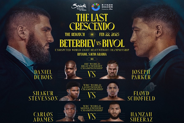 Riyadh Season Announces Feb. 22 Super Card For 2025, Beterbiev-Bivol Rematch To Headline featured image